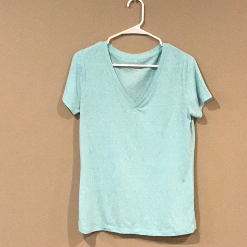 Aqua short sleeved t-shirt